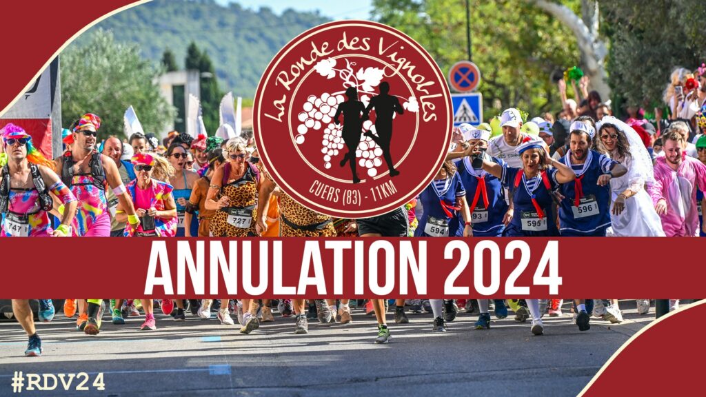 visuel annulation ronde des vignobles Cuers 2024